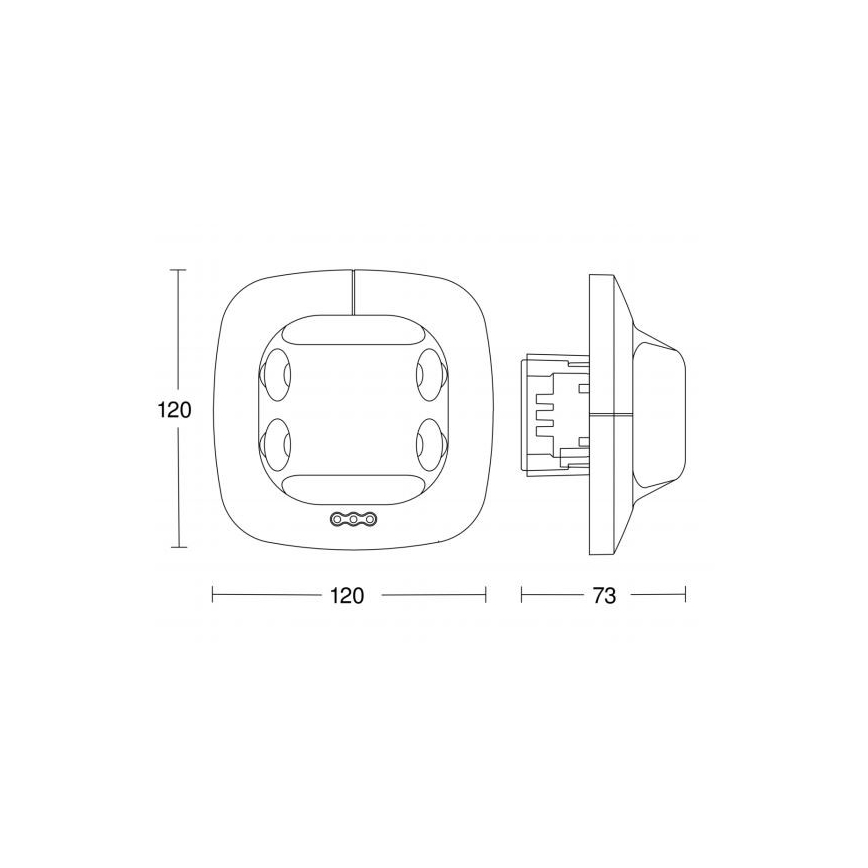 STEINEL 007850 - Bewegungssensor Dual US COM2
