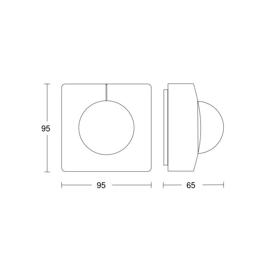 STEINEL 010478 - Außen-Bewegungsmelder IS3360 AP COM1 IP54