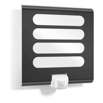 STEINEL 033224 - LED-Außenbeleuchtung mit Bewegungsmelder L224LED LED / 7,5 W / 230 V IP44 Anthrazit