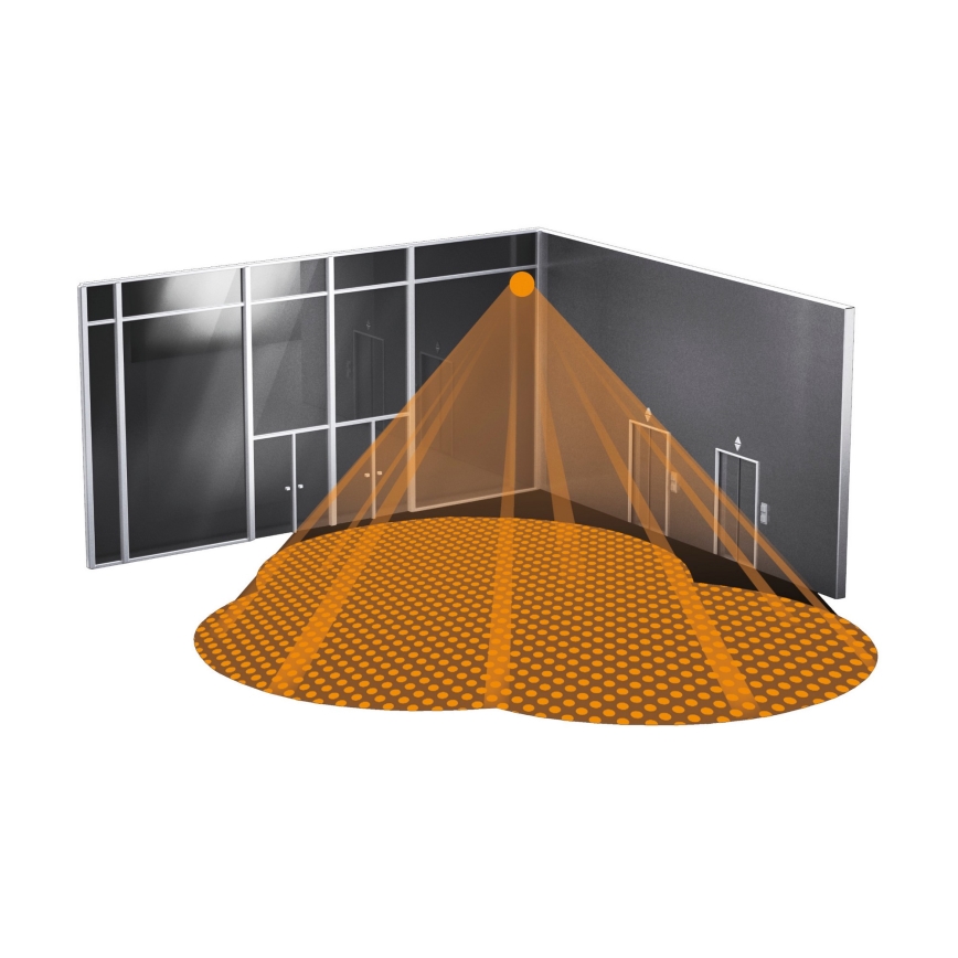 STEINEL 033446 - Außen-Bewegungsmelder IS 3360 COM1 weiß IP54