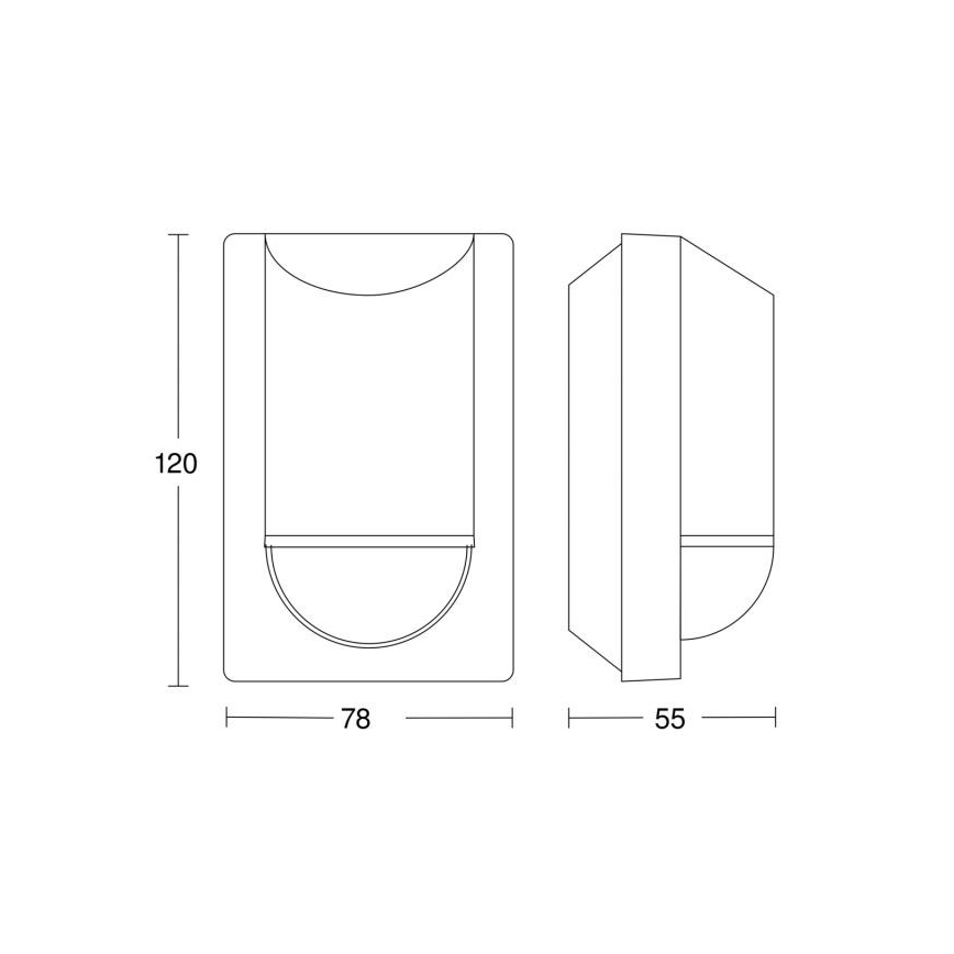 Steinel 034702 - Außenbewegungssensor ECO IP54 schwarz