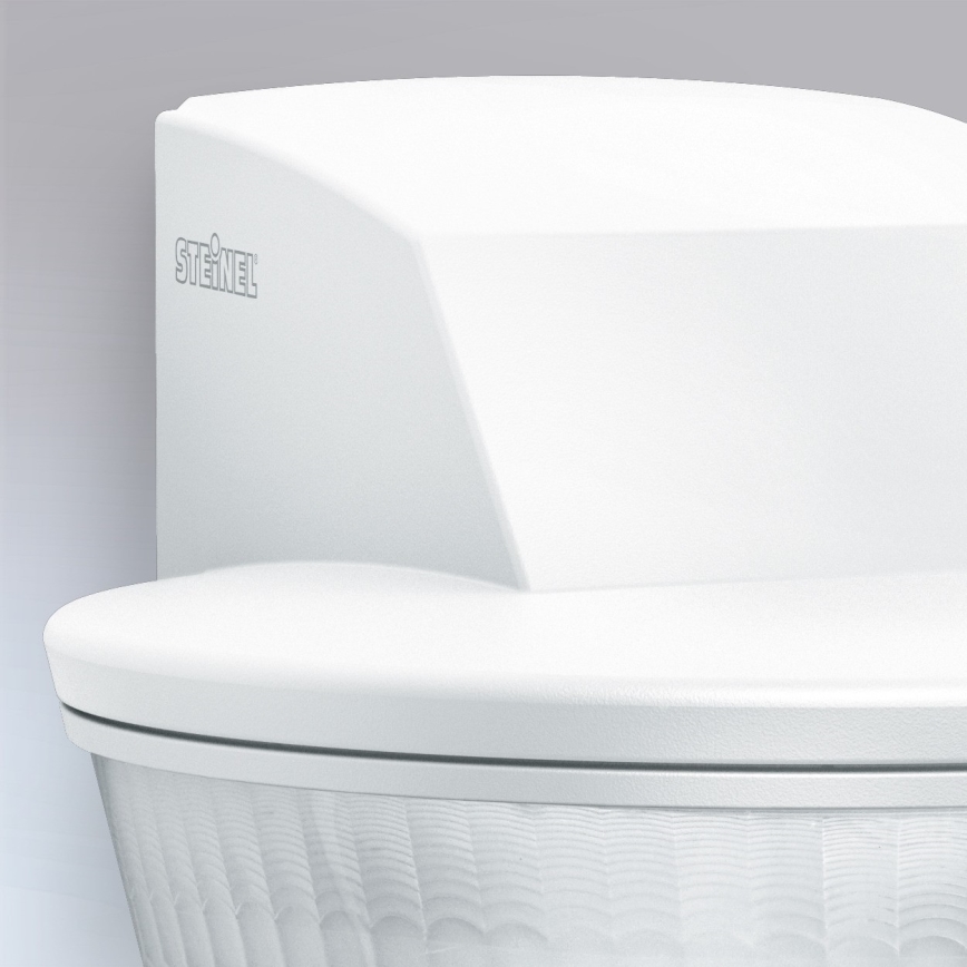 STEINEL 034955 - Bewegungssensor für den Außenbereich SenslQ S weiß IP54 + Fernbedienung