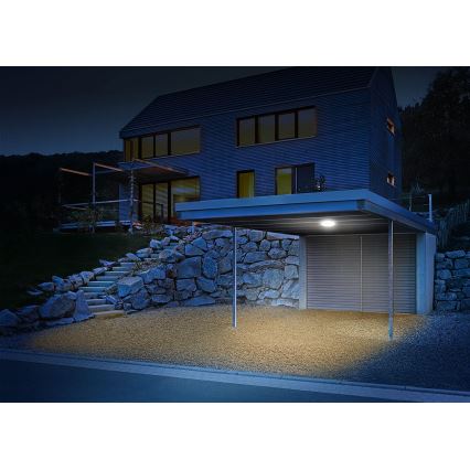 Steinel 035440 - LED Außenleuchte mit Sensor QUATTRO LED/10W/230V IP54