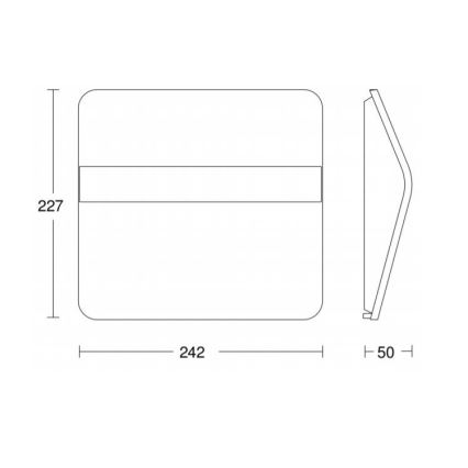 STEINEL 035730 - LED Solar-Hausnummer XSolar LH-N LED/0,03W IP44 2500 mAh