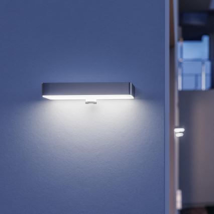 Steinel 052652 - LED-Solarleuchte mit Sensor XSolar SOL-O LED/1,5W 2x2000mAh IP44 silber