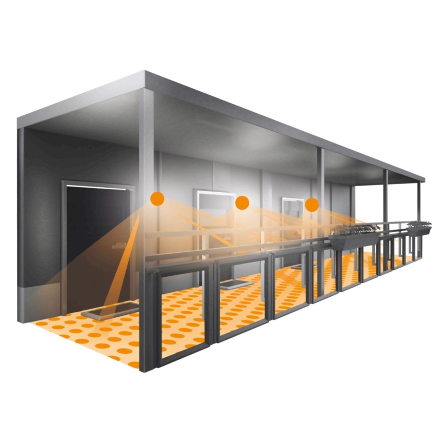 STEINEL 053031 - LED-Outdoor-Wandleuchte mit Sensor L691 LED/9W/230V 3000K IP44