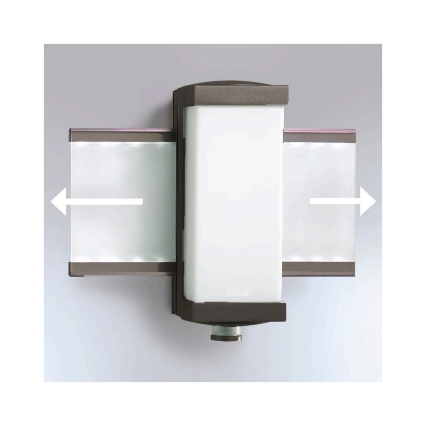 STEINEL 053949-LED Außenwandleuchte mit Sensor L665 LED/10W/230V IP44