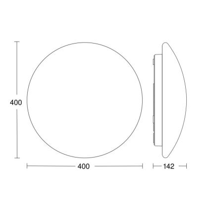 Steinel 056131 - LED-Deckenleuchte für Badezimmer RS PRO LED P3 LED/19,5W/230V IP54 3000K
