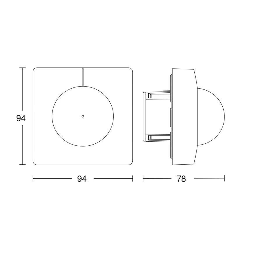 Steinel 057367 - Bewegungsmelder IS 3180 DALI-2 IPD weiß