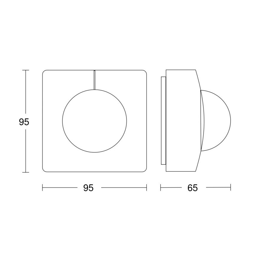 Steinel 057398 - Bewegungsmelder IS 345 MX Highbay DALI-2 IP54 weiß