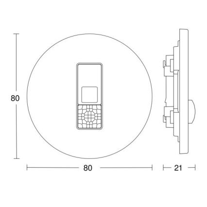 Steinel 057732 - Präsenzmelder IR Micro DALI-2 weiß