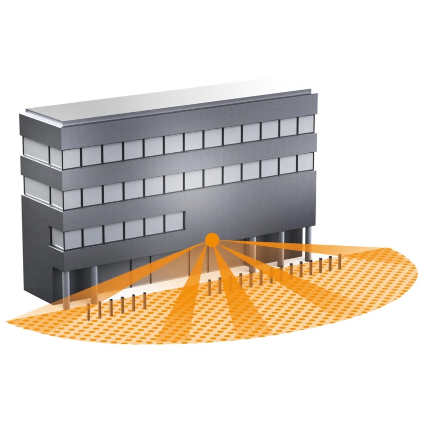 Steinel 058135 – Bewegungsmelder IS 3180 V3 KNX IP54 quadratisch weiß