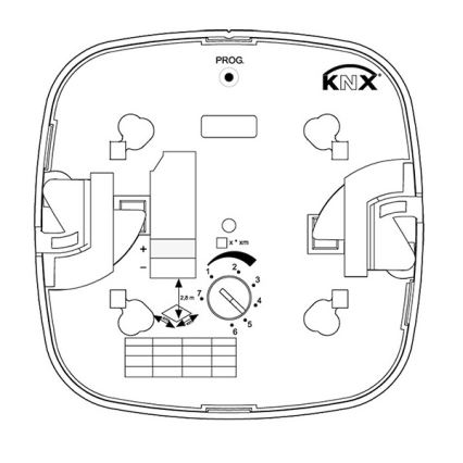 Steinel 058470 – Präsenzmelder IR Quattro HD 24m KNX weiß