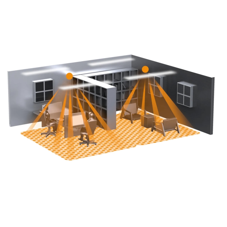 Steinel 058494 - Präsenzmelder IR Quattro SLIM 4m V3 KNX weiß