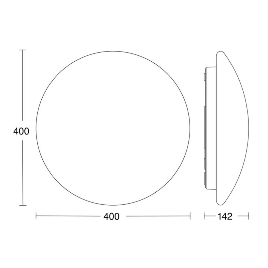 STEINEL 058593 - LED-Deckenleuchte für Badezimmer mit Sensor RS PRO LED/20W/230V 4000K IP54