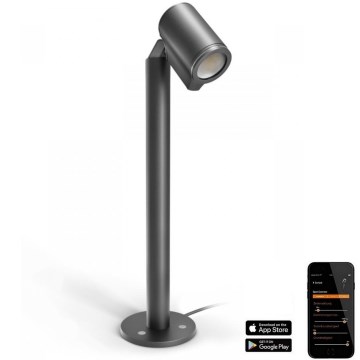Steinel 058678 - LED Außenleuchte mit Dämmerungssensor SPOT WAY 1xGU10/7,86W/230V IP44 Anthrazit