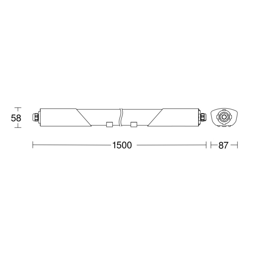 Steinel 058739 - LED-Hochleistungsleuchte mit Sensor RS PRO 5150SC LED/42W/230V IP66 4000K