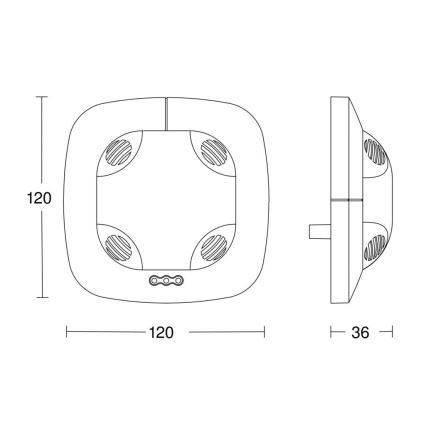 Steinel 059514 – Präsenzmelder US 360 KNX weiß