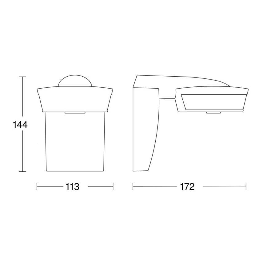 Steinel 059576 – Bewegungsmelder SensIQ IP54 weiß + Fernbedienung
