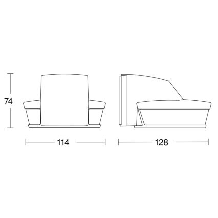 Steinel 059606 – Bewegungsmelder SensIQ S IP54 schwarz+ Fernbedienung