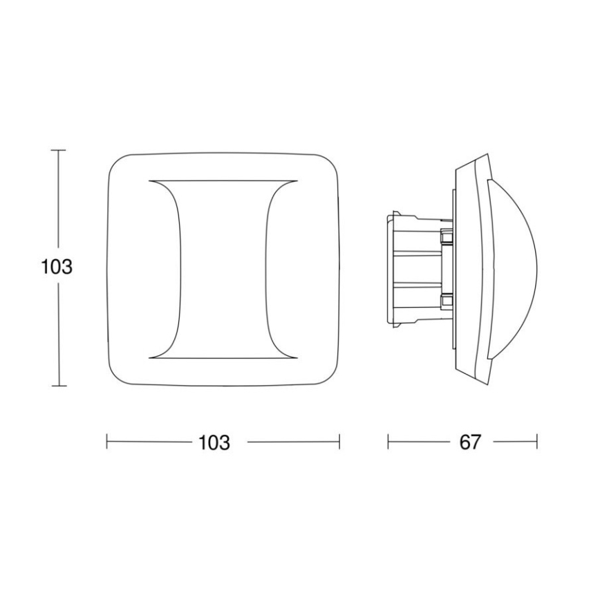 Steinel 064556 - Präsenzmelder Hallway BT IPD (Slave) weiß