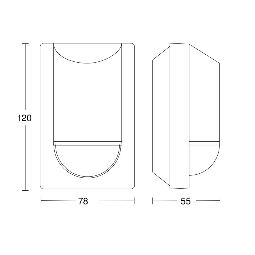 Steinel 064907 - Außen-Bewegungsmelder IS 2180 ECO 230V IP54 anthrazit