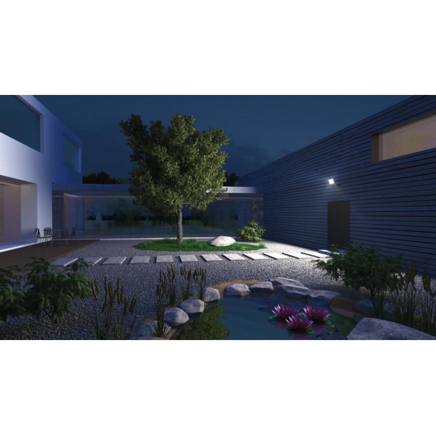 Steinel 065270 - LED-Flutlicht mit Sensor LED/42,6W/230V 3000K IP44 weiß