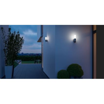 Steinel 065287 - LED-Außenleuchte mit Sensor L 605 LED/9,5W/230V IP44 anthrazit