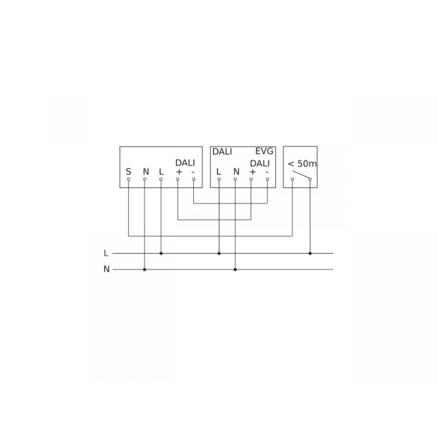 Steinel 067151 - Präsenzmelder eingebaut IR MICRO OFFICE DALI2