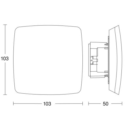 Steinel 068509 – Präsenzmelder TRUE PRESENCE COM1 schwarz
