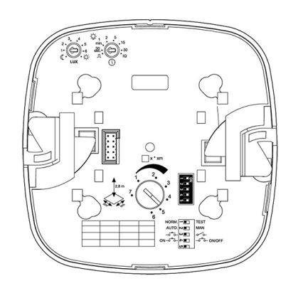 Steinel 079369 – Präsenzmelder IR Quattro HD 24m COM1 weiß