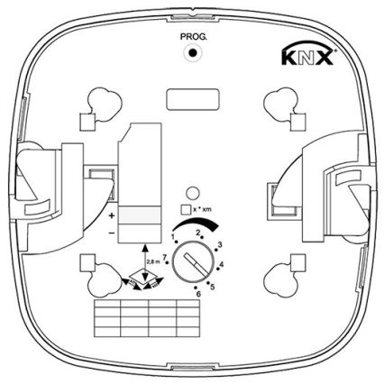 Steinel 079536 – Präsenzmelder HF 360 KNX weiß