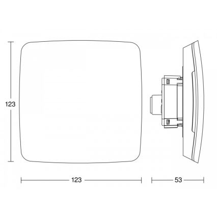Steinel 081829 - Multisensor True Presence eingebaut V2 DALI2-IPD UP weiß