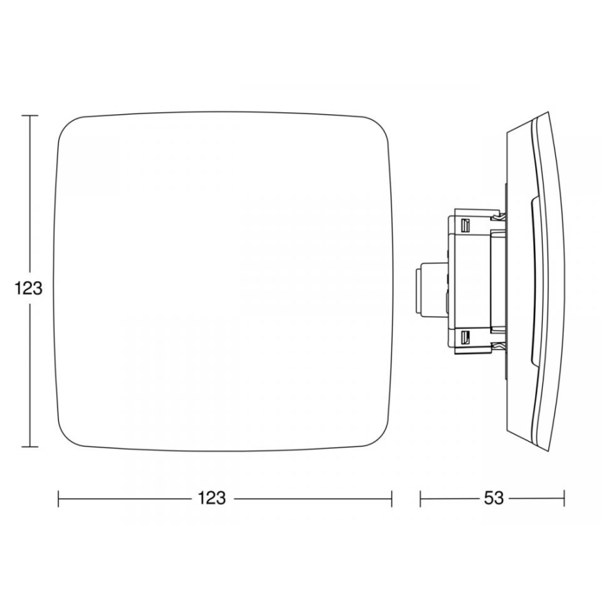 Steinel 084127 - Multisensor True Presence eingebaut V2 BT-IPD UP WS weiß