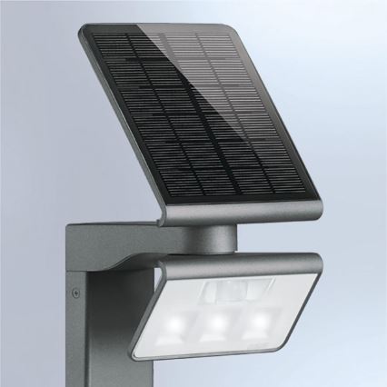 Steinel 085681 - LED Außen-Solarlampe mit Sensor XSolar GL-S LED/1,2W/2500 mAh IP44