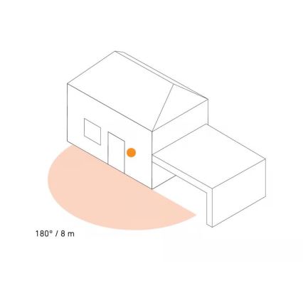 Steinel 087739 - LED Außen-Wandleuchte mit Sensor 2xGU10/14,5W/230V L 940SC IP44