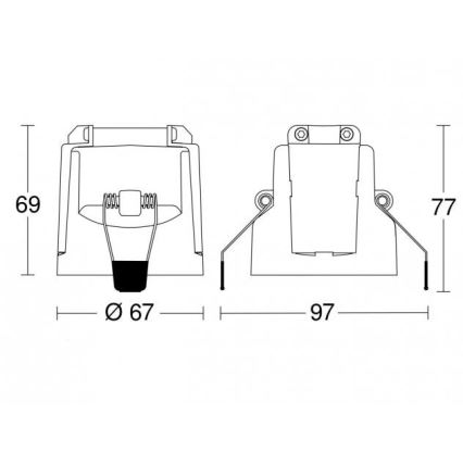 Steinel 087777 - Bewegungssensor eingebaut MD-24 ECO COM1 360° weiß