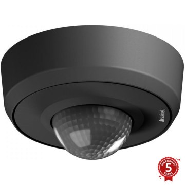 Steinel 087821 - Outdoor-Bewegungssensor mit Präsenzsensor PD-24 ECO COM1 360° IP54 schwarz