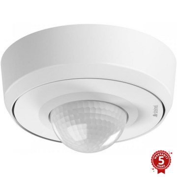 Steinel 087821 - Outdoor-Bewegungssensor mit Präsenzsensor PD-24 ECO COM1 360° IP54 weiß