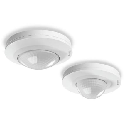 Steinel 087821 - Outdoor-Bewegungssensor mit Präsenzsensor PD-24 ECO COM1 360° IP54 weiß