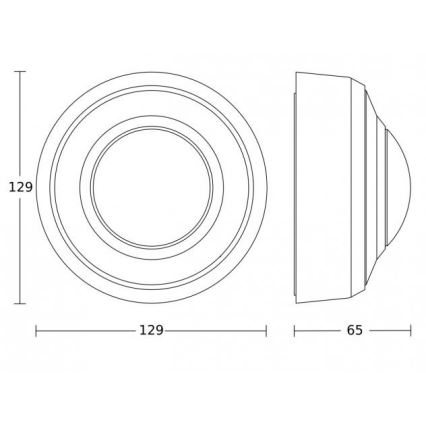 Steinel 088156 - Outdoor-Bewegungssensor mit Präsenzsensor PD-8 ECO DALI-2 360° IP54 weiß