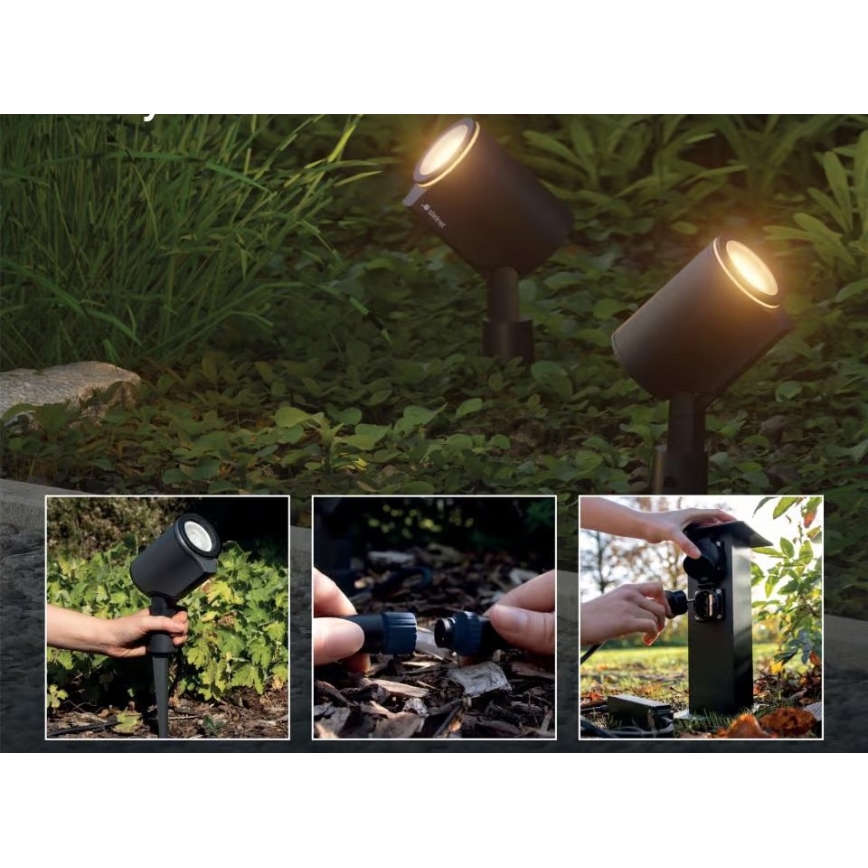 Steinel 089344 - LED RGBW Außenleuchte mit Sensor LED/7,9W/24V IP65