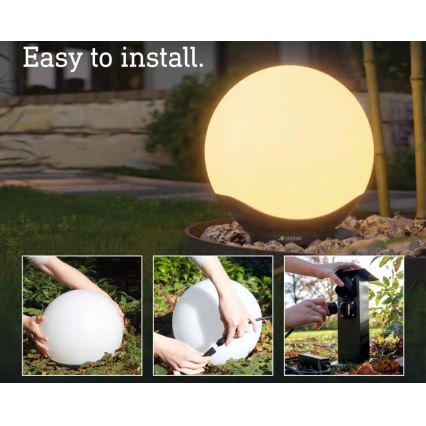 Steinel 089375 - LED RGBW Außenleuchte mit Sensor LED/9,07 W/24 V 400 mm IP65