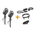 Steinel 093907 - Basisset LED RGBW 2x Außenleuchte LED/7,8W/24V IP65