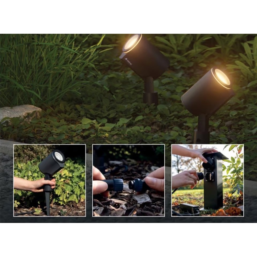 Steinel 093907 - Basisset LED RGBW 2x Außenleuchte LED/7,8W/24V IP65