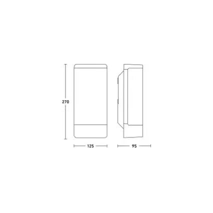 Steinel 094270 - Außenwandleuchte 1xE27/15W/230V L 14 IP44