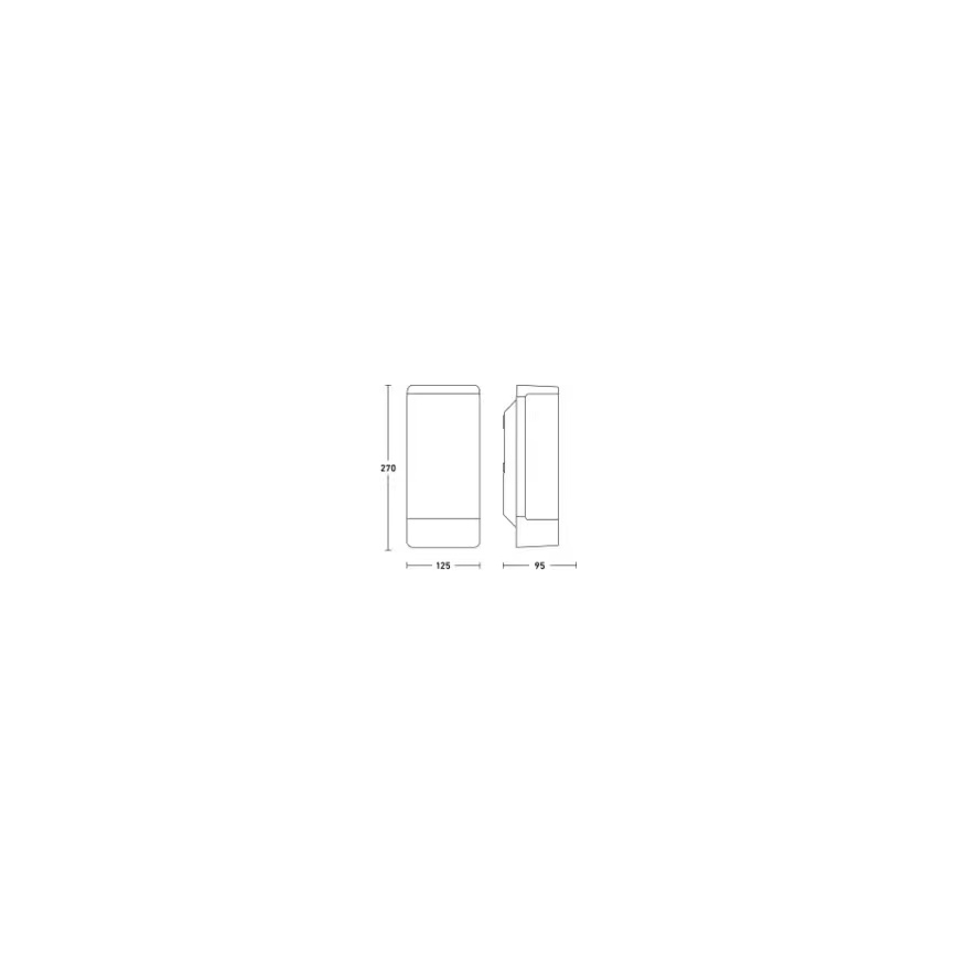 Steinel 094270 - Außenwandleuchte 1xE27/15W/230V L 14 IP44