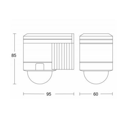 STEINEL 602215 - Infrarotsensor IS 300 weiß