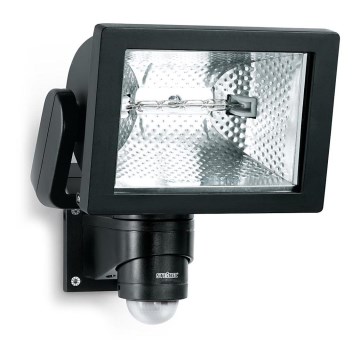 STEINEL 633417 - Halogenreflektor mit Sensor HS 500 S DUO schwarz