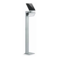 STEINEL 671211 - Solar-LED-Strahler mit Sensor XSolar GL-S 0,5W/LED silber IP44 2500 mAh